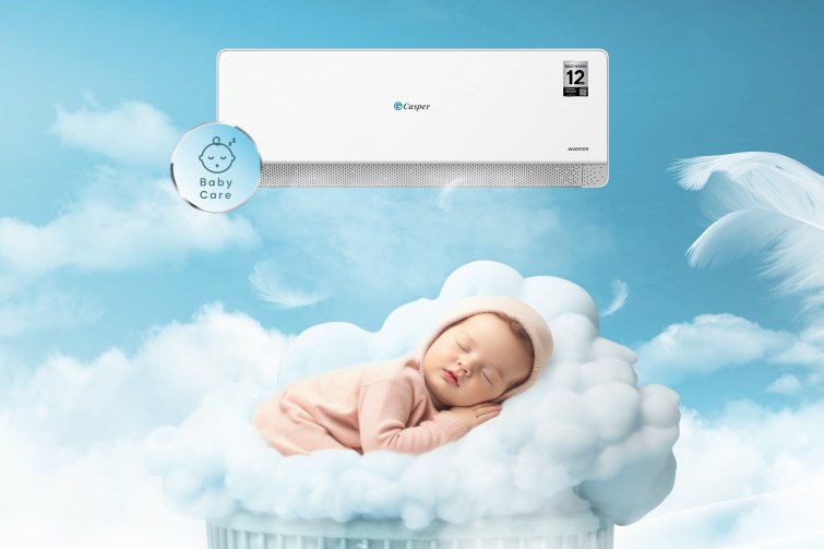 Điều hòa Casper 1 chiều Inverter 1.5HP-12.000BTU QC-12IS36