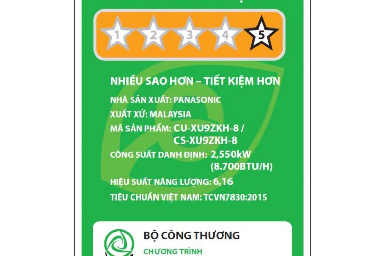 Máy lạnh Panasonic Inverter 1.5 HP CU/CS-XU12ZKH-8
