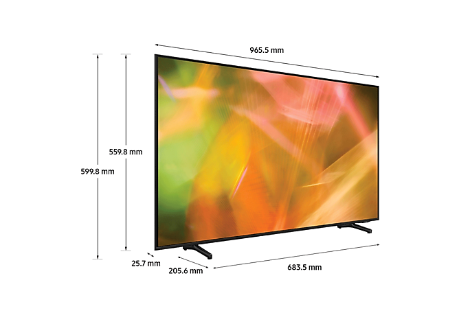 Smart Tivi Samsung Crystal 4K 55 inch UA55AU8100KXXV