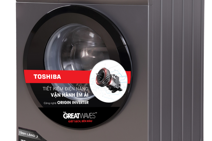 Máy giặt lồng ngang Toshiba Inverter 8.5Kg TW-BK95S3V(SK)