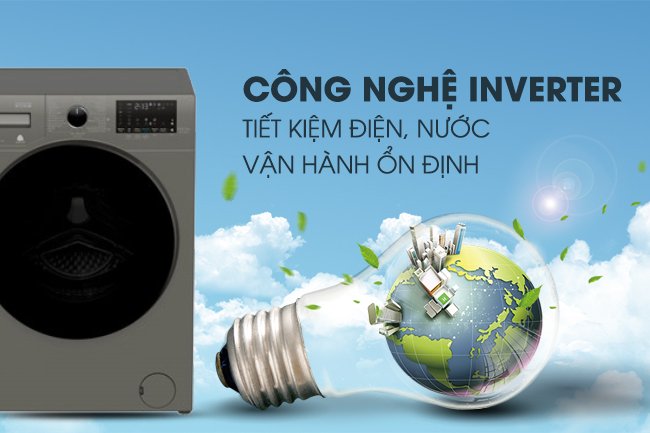 Máy giặt Beko Inverter 10 kg WCV10749XMST
