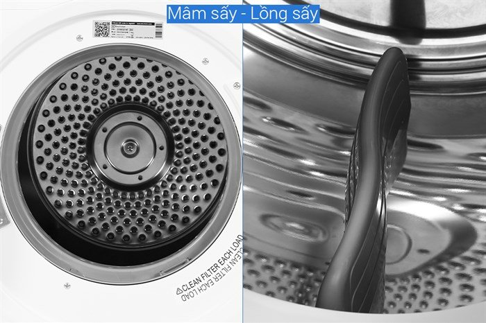 Máy Sấy Thông Hơi Electrolux 8.5 Kg EDV854J3WB